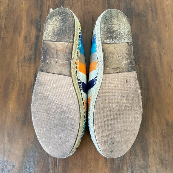 CELINE Phoebe Philo Multicolor Striped Espadrilles Flats Loafers - Picture 11 of 13